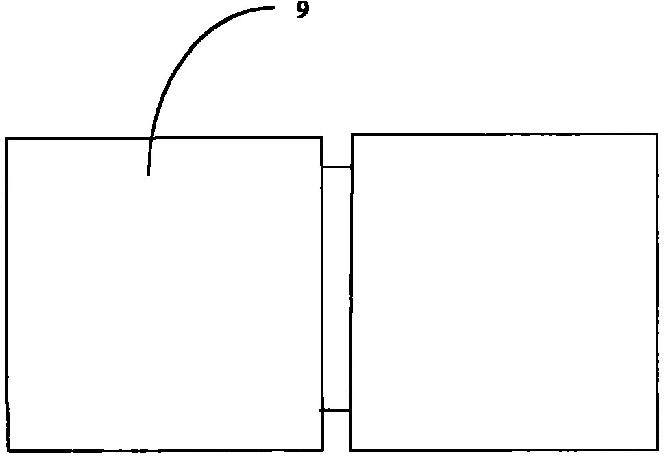 Double-layer plastic film thermal cutting and bonding knife