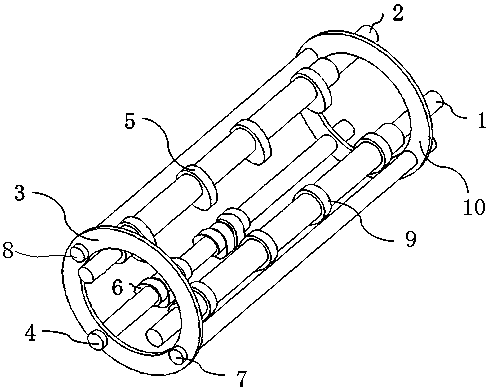 Cage structure controls engine variable valves