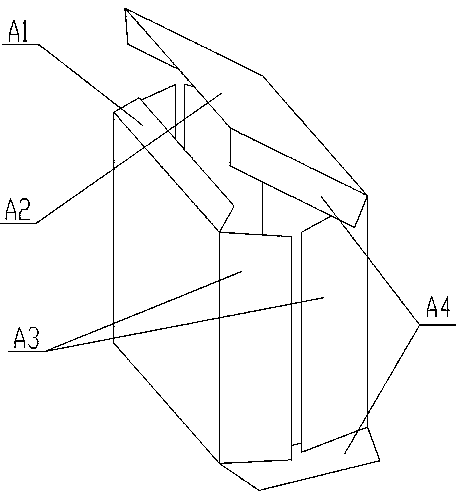 Box sealing device of preformed packing box in automatic wrapping packing box unit