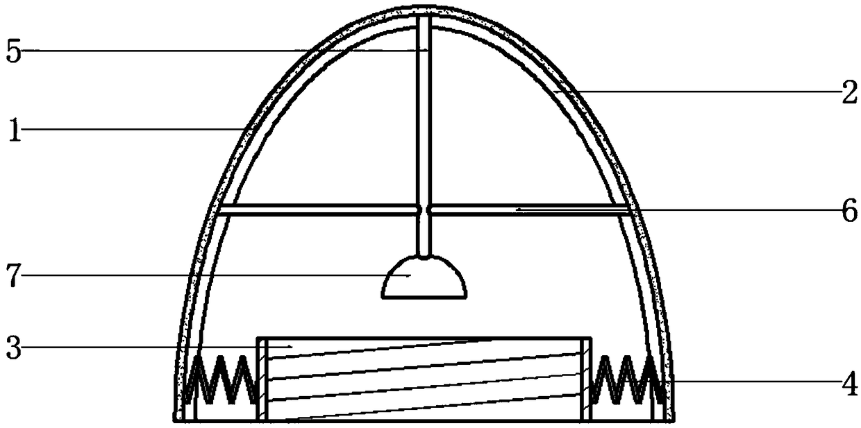 Rectifying cover for wind-powered generator