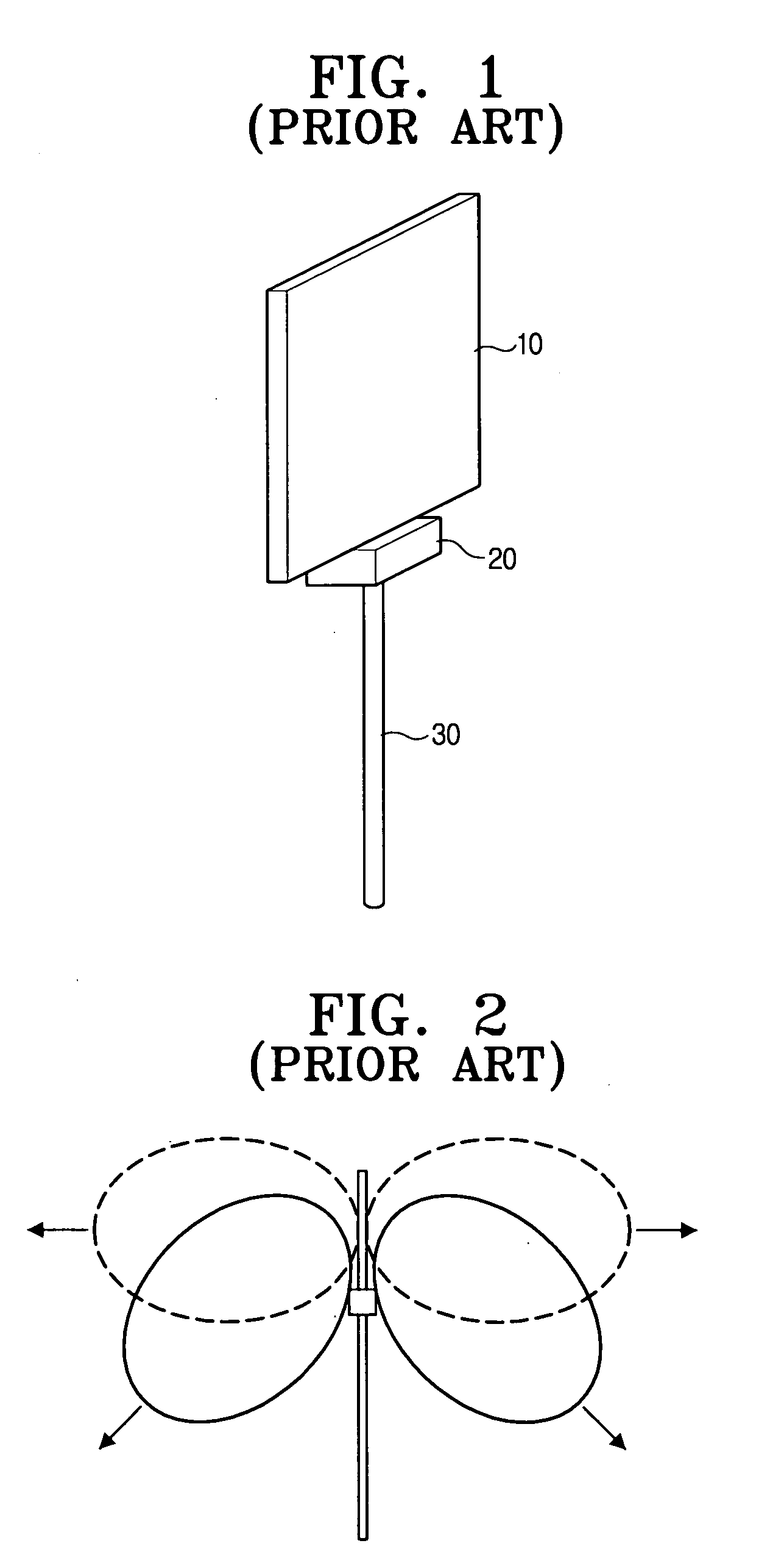 Substrate type dipole antenna having stable radiation pattern