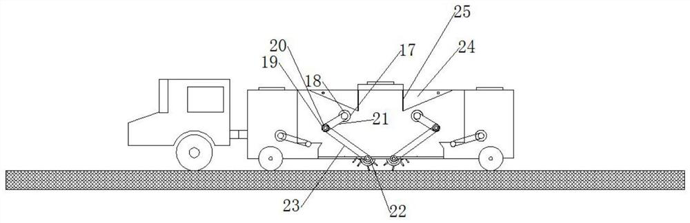 Expressway garbage cleaning device