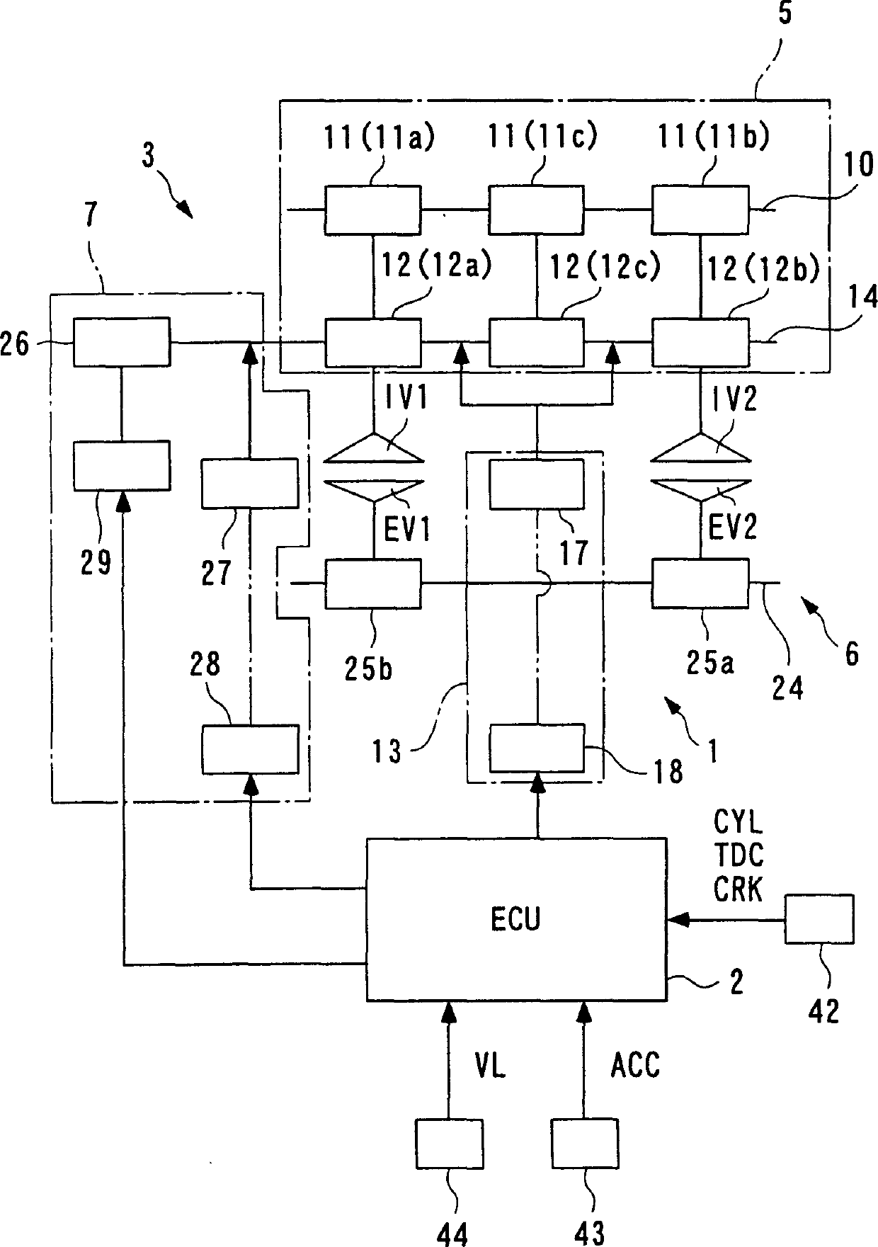 Valve control apparatus for IC engine