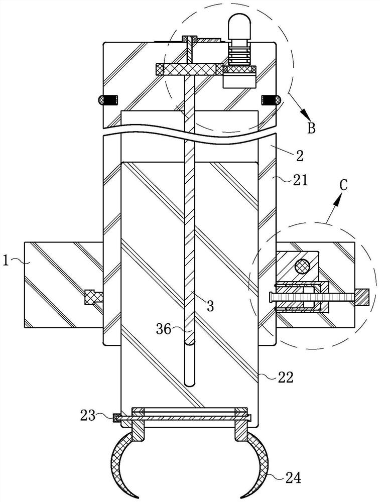 An extramedullary positioning device for knee joint replacement femur