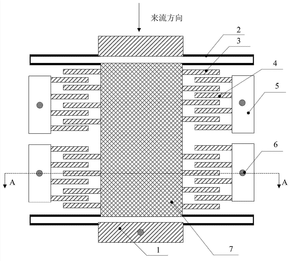 Micro capacitance-type wall shear stress sensor and manufacturing method thereof based on through silicon via (TSV) technology