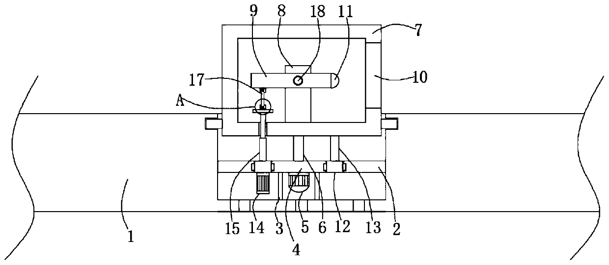 An adjustment mechanism for a vehicle-mounted lifi transmitter and receiver