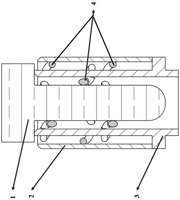 A helical wire spring socket