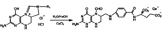 Preparation method of medicinal calcium folinate