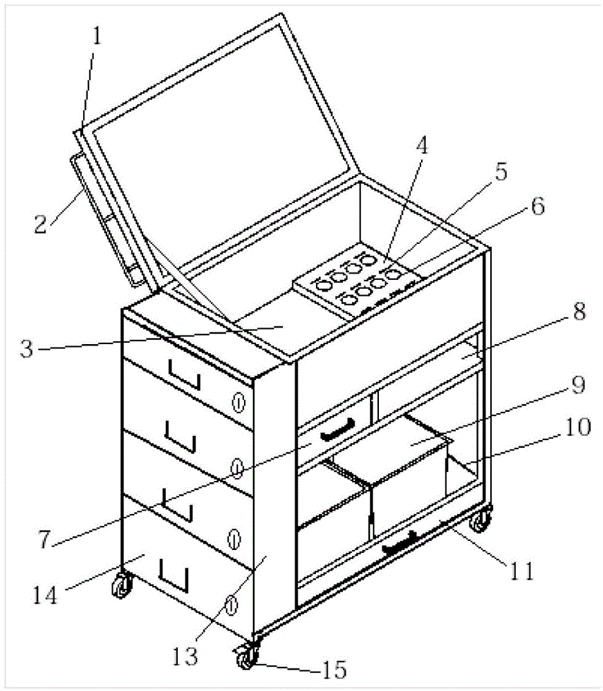 Mobile multiple-functional patrol treatment wheel