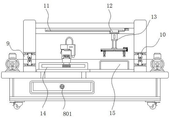 Air conditioner filter screen cutting device capable of performing positioning cutting according to size of filter screen