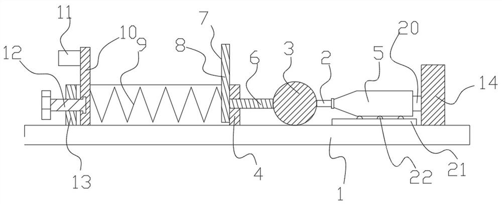 Calibration device for concrete rebound apparatus