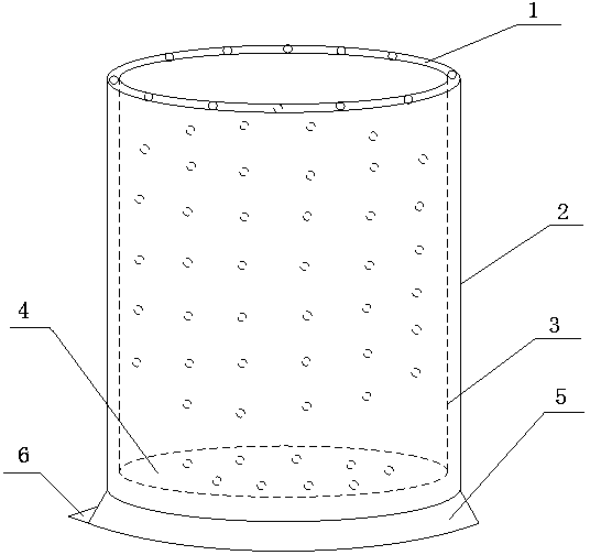 Fluorescence garbage can capable of being sleeved with garbage bag conveniently