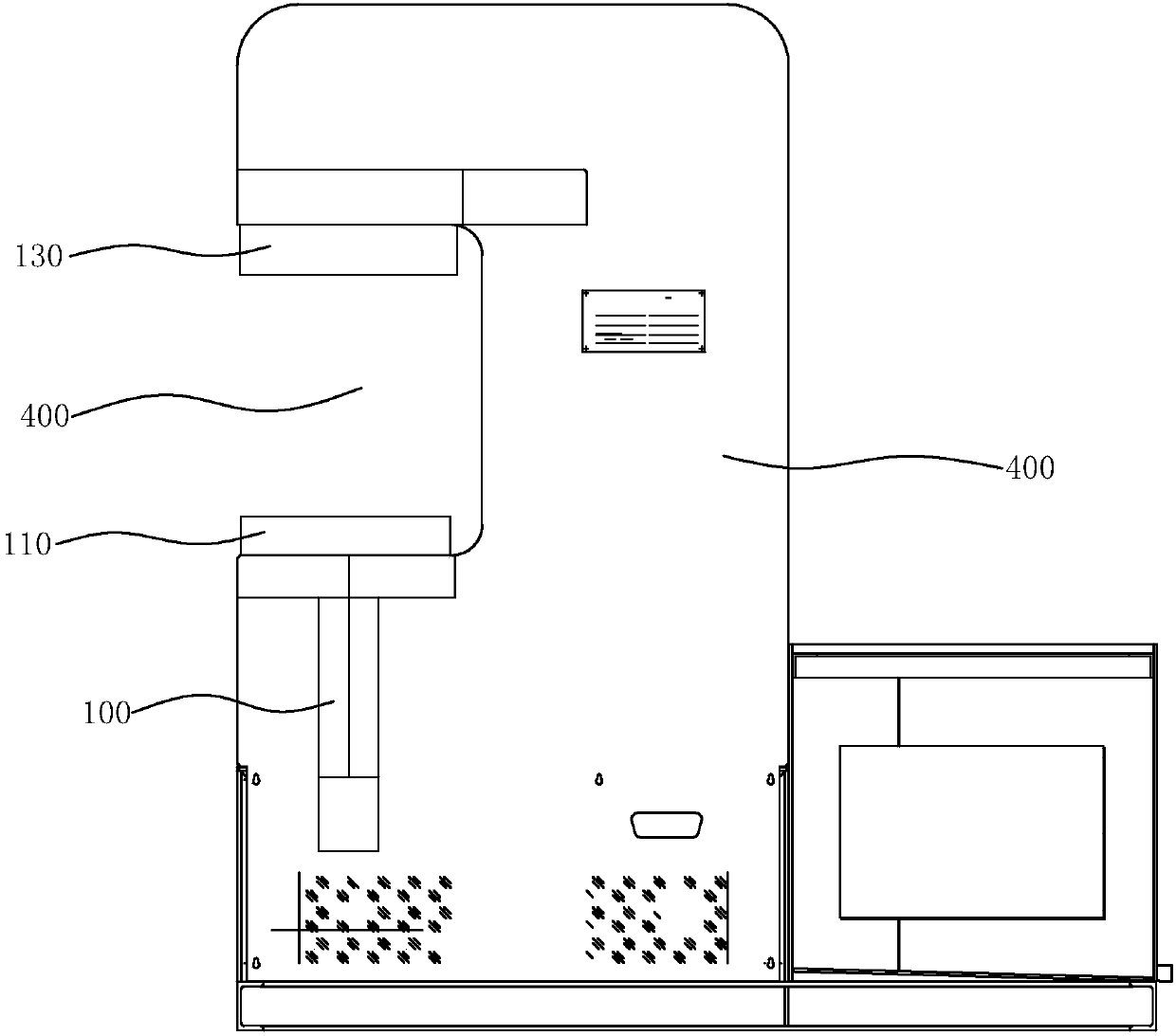 Jaw movable motor