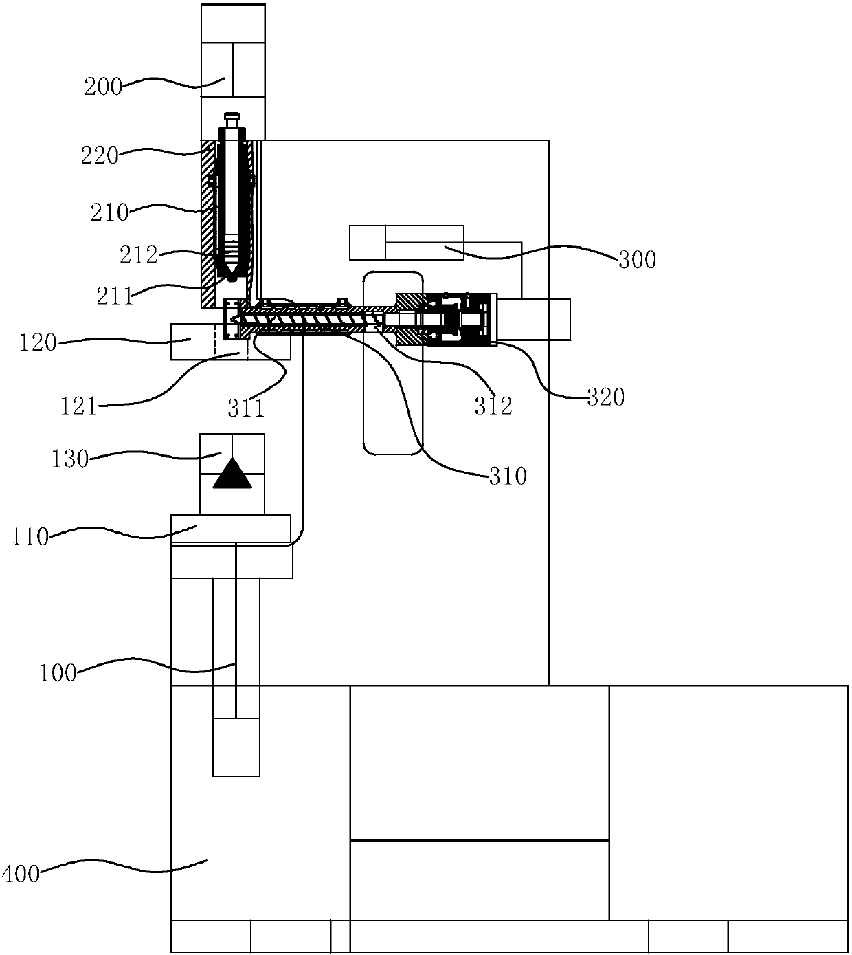 Jaw movable motor