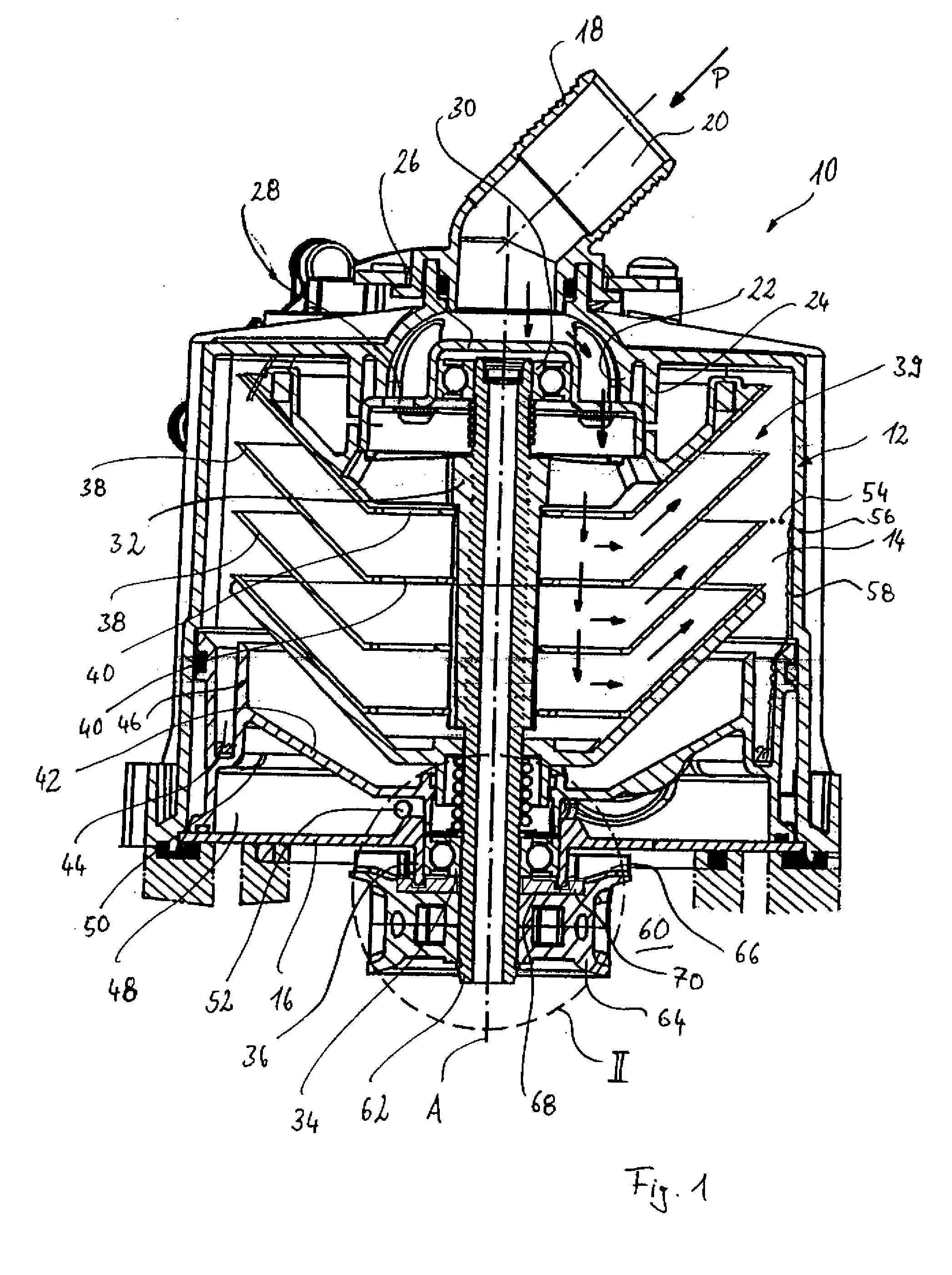 Apparatus for the Purification of Gas While Bleeding a Crank Housing