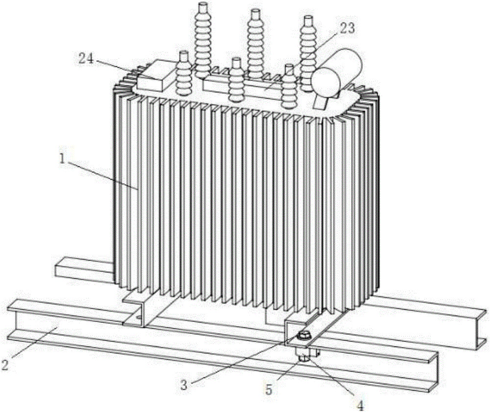 Power transformer anti-theft alarm device