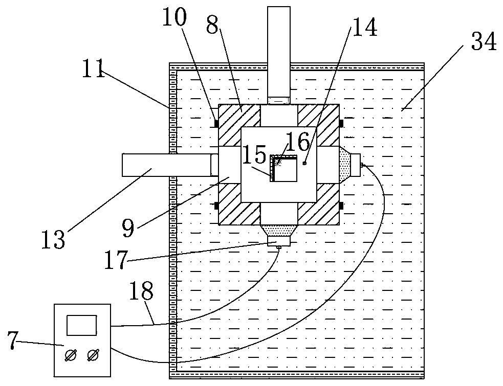 Device and method for measuring inward expansion deformation rate of three-dimensional coal matrix