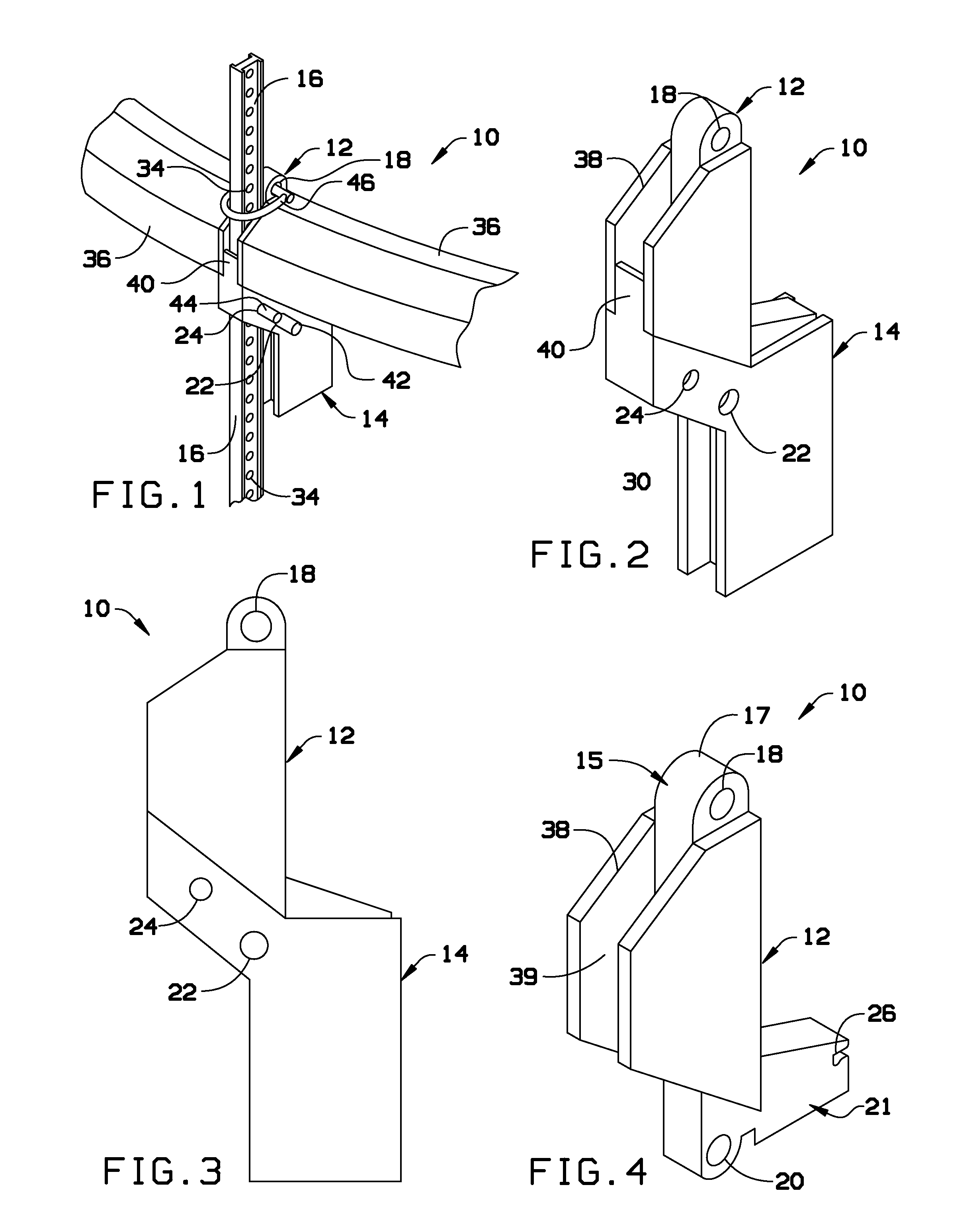 Bumper mounted holder for a high-lift jack