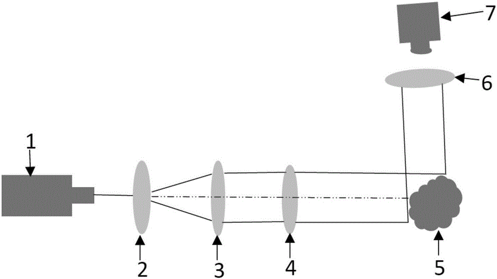 Combustion particle image acquisition device and method