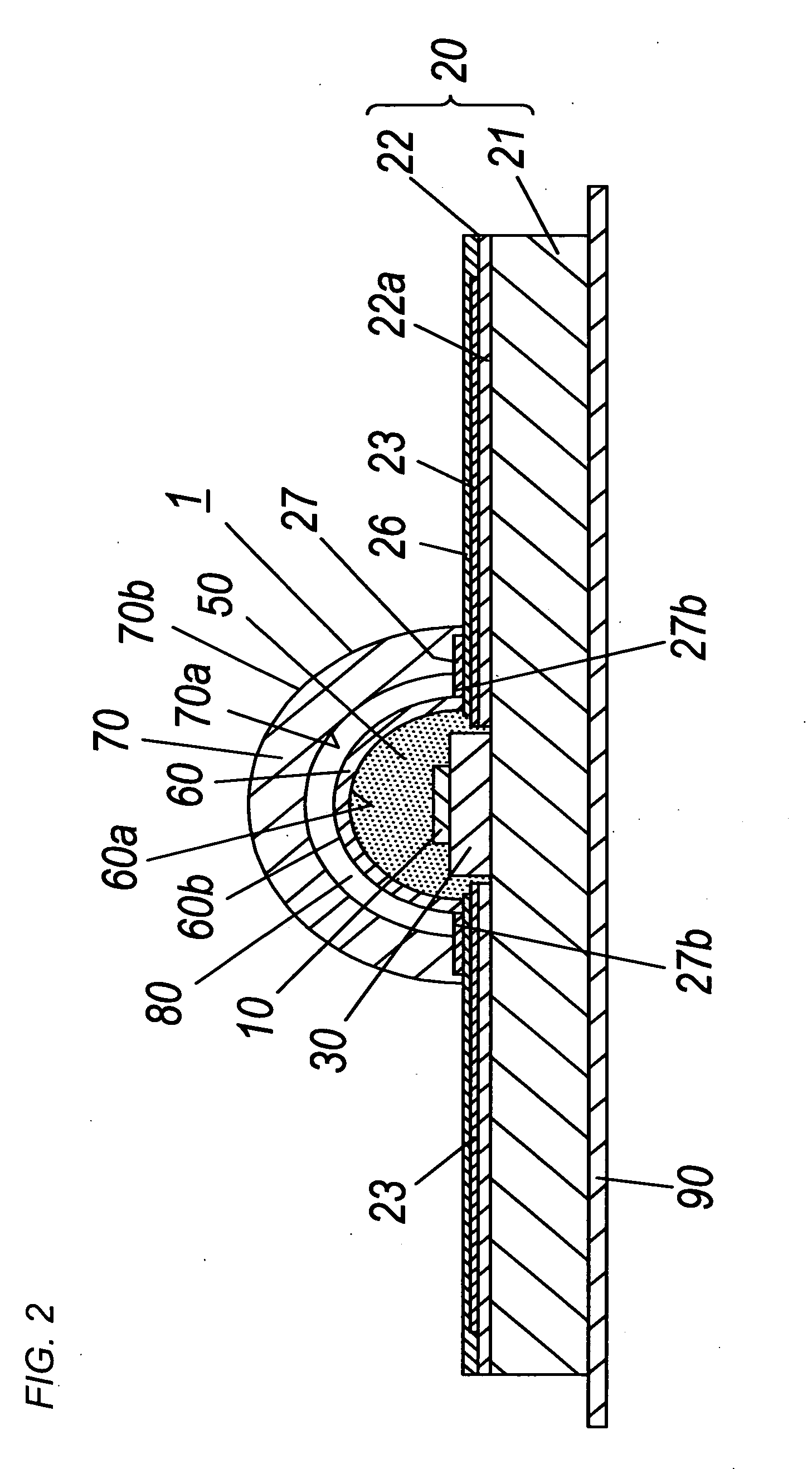 Method of mounting LED chip