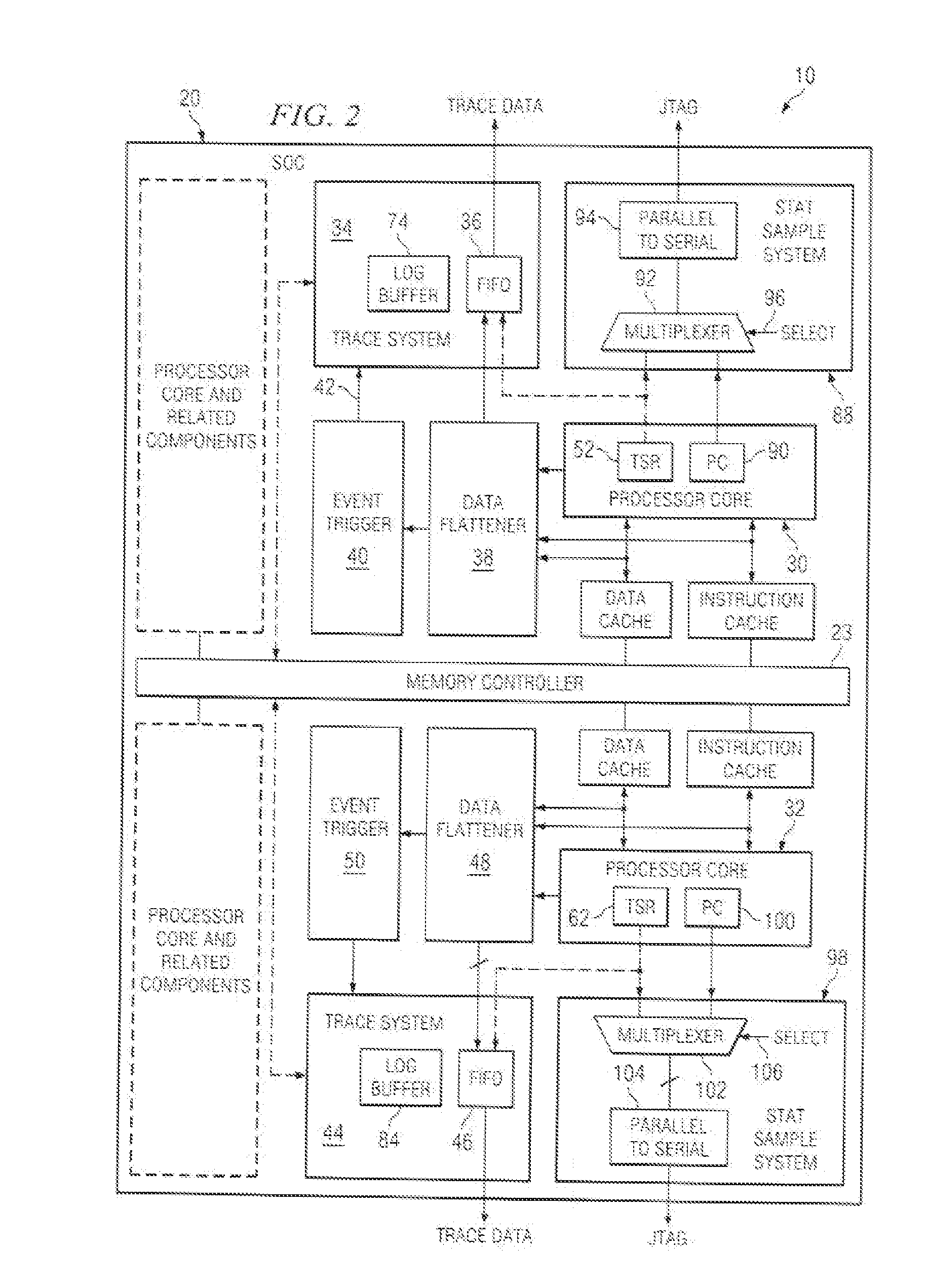 Method and System for Handling Discarded and Merged Events When Monitoring a System Bus