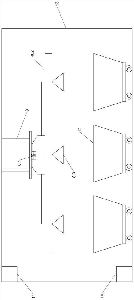 Production process and cultivation system for cultivating pollution-free bean sprouts by precisely controlling ethylene mixed gas