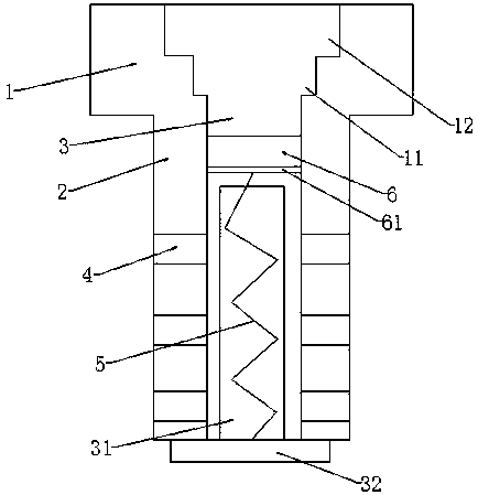 A self-relieving bolt