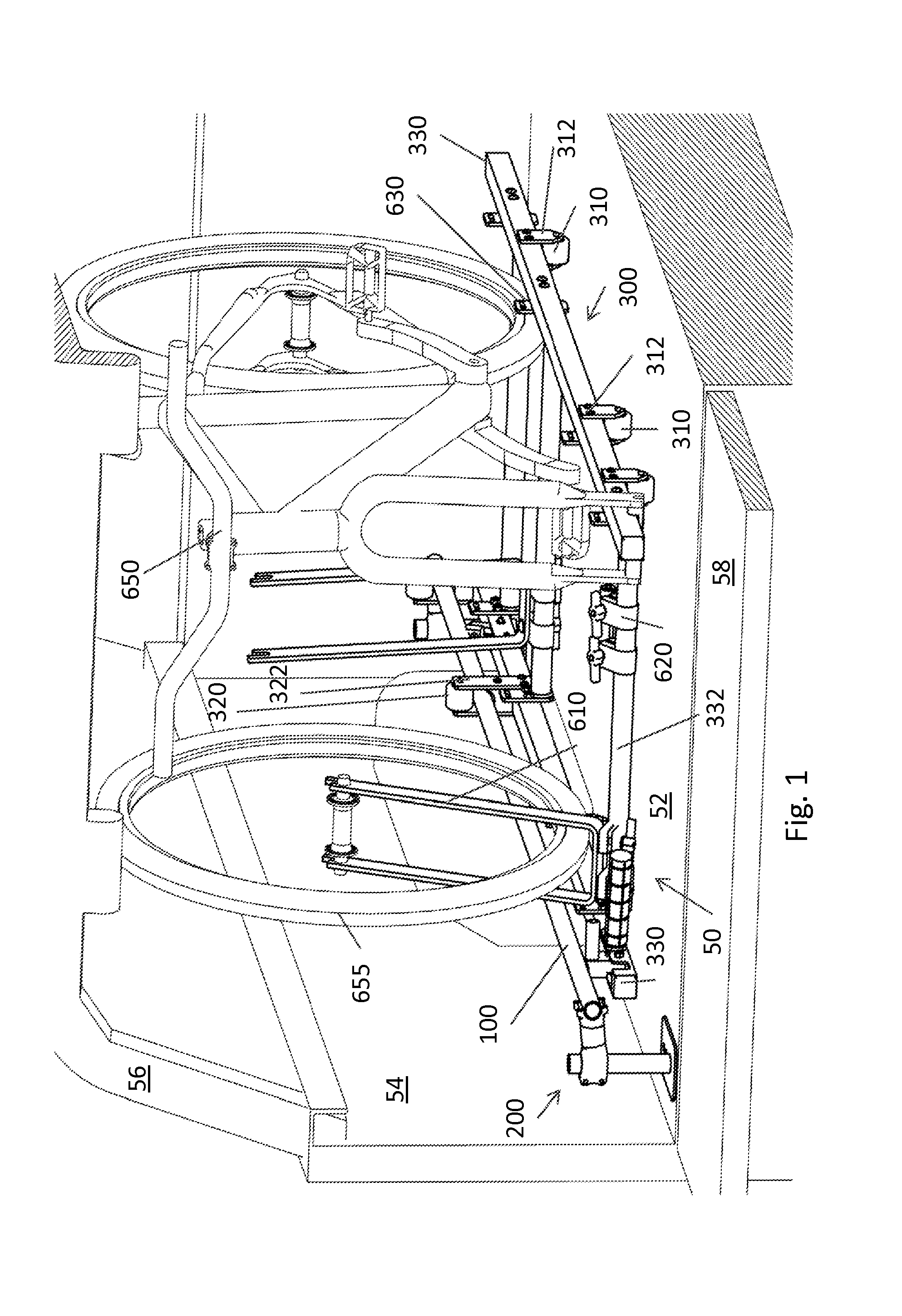 Equipment storage and retrieval system