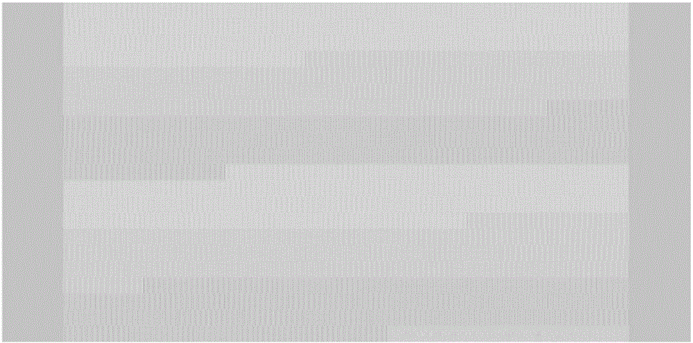 Design method of full-color warp color developing jacquard