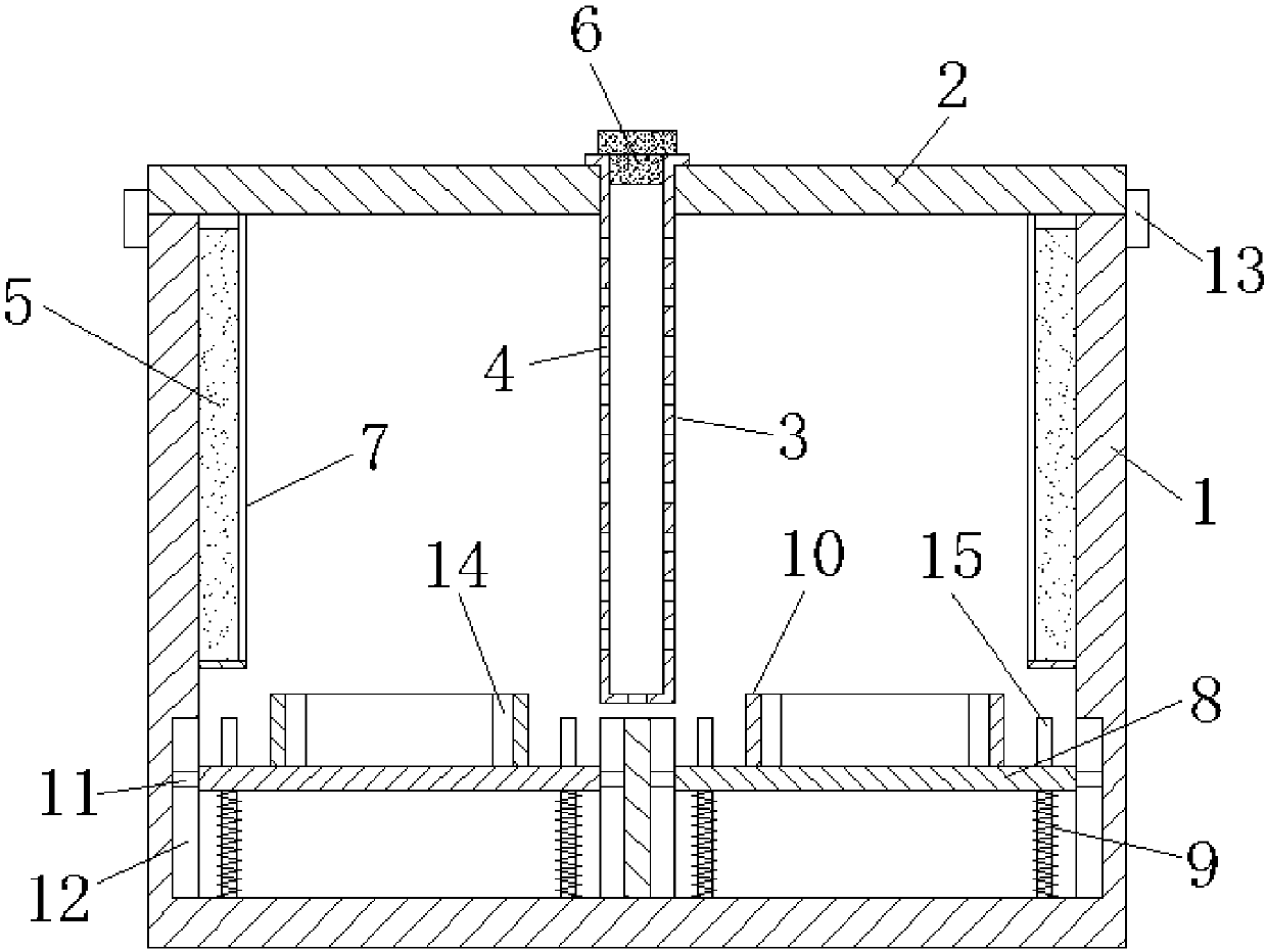 Nursery stock seedling transporting device with ventilating function