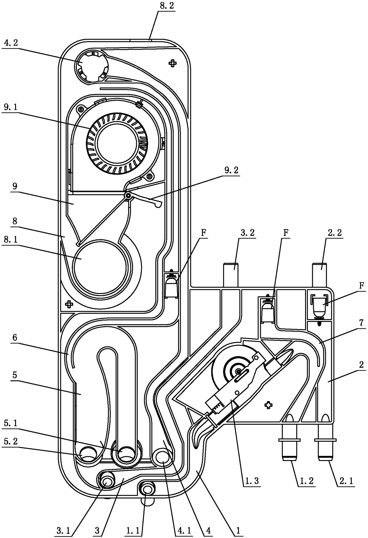 Multifunctional respirator for dishwasher and dishwasher thereof