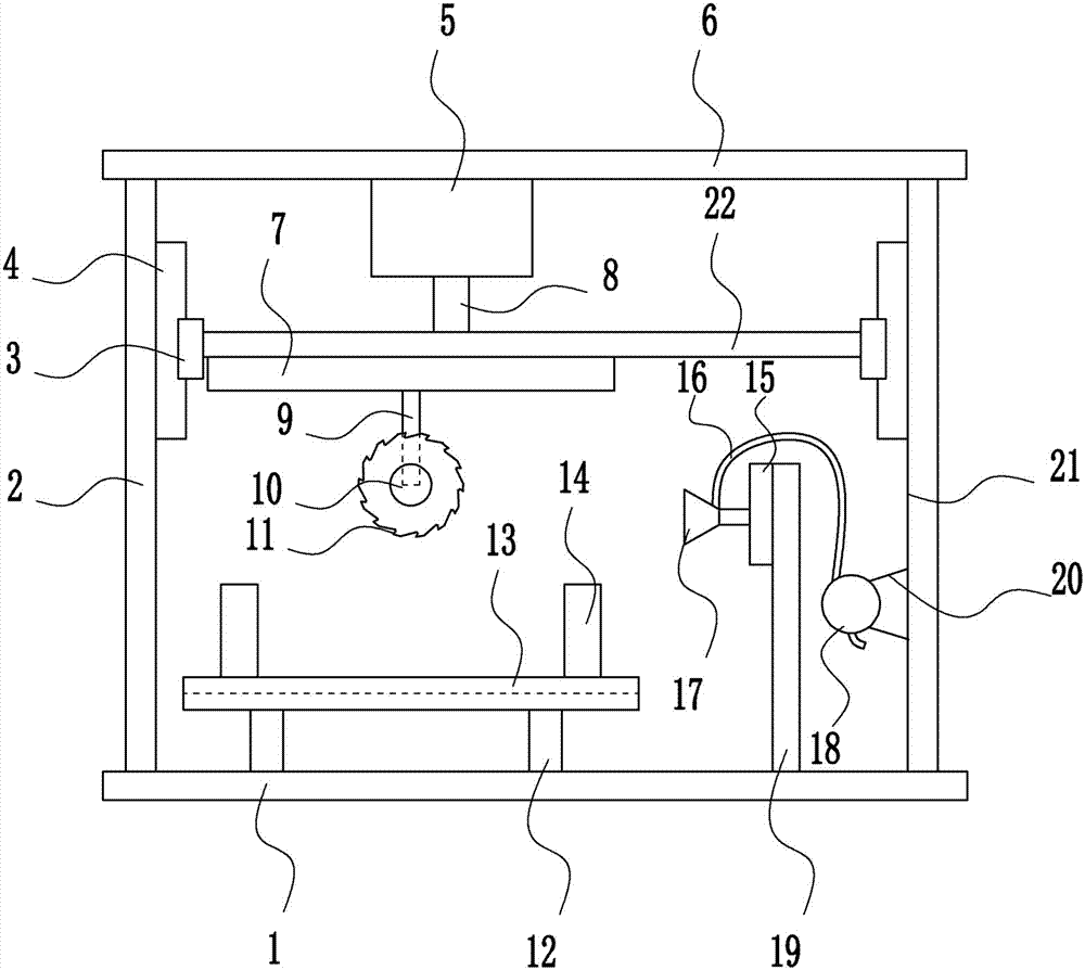 Steel plate clad cutting device for circuit board production