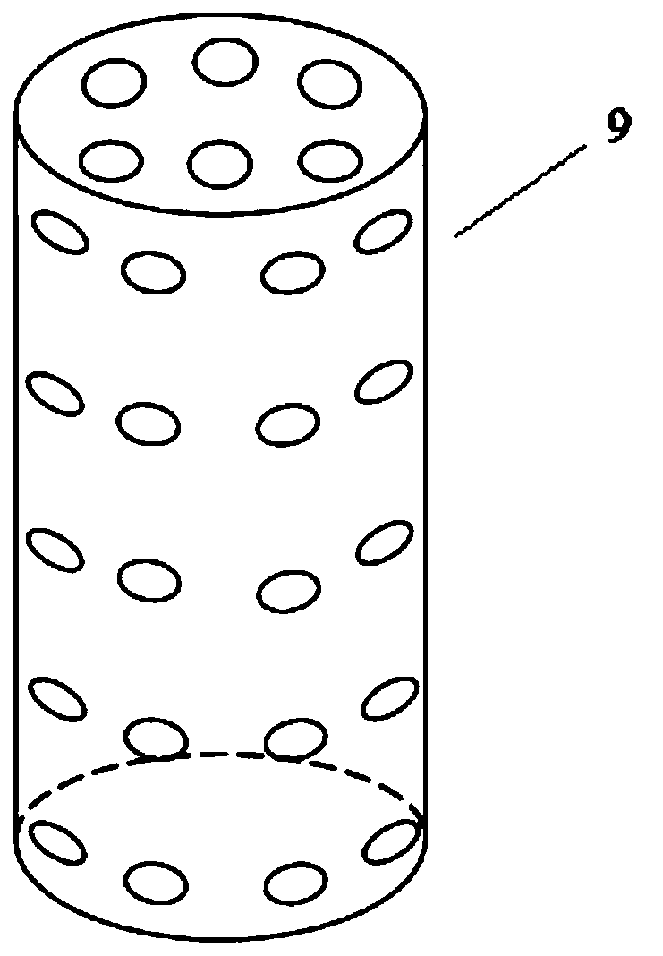 Combustion chamber device for dispersing high-temperature reflux zone at boss