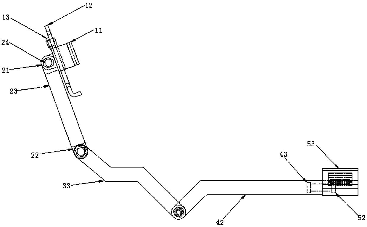 Wrist-type mobile phone rack