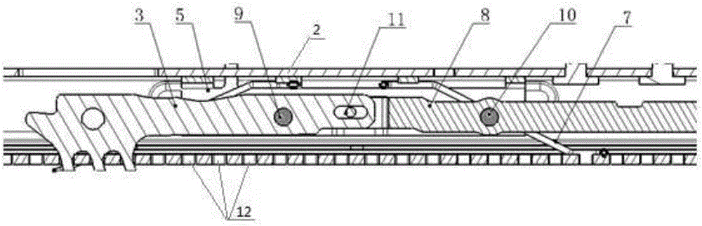 Lightweight automobile seat slide rail