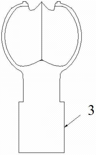 Electroslag fusion casting manufacture method of rotating wheel blanks of impact type hydraulic generator