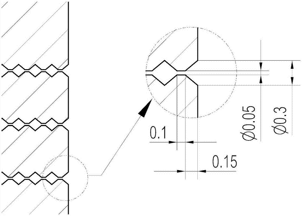 Preparing method for repetitive-gradient porous titanium alloy for promoting sacralization