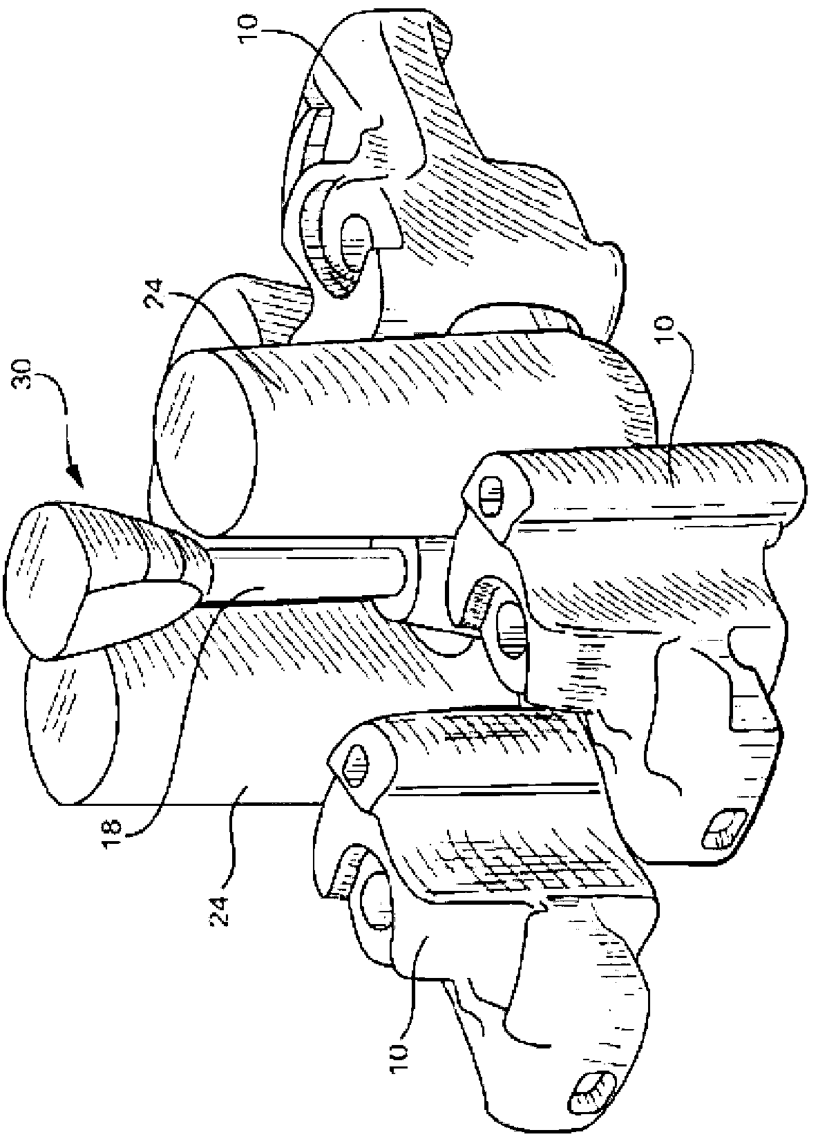 Rigging system for casting railcar coupler parts