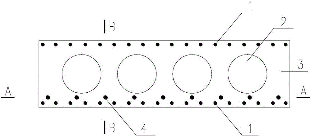 Prefabricated pretensioned prestressed underground continuous wall and construction method thereof