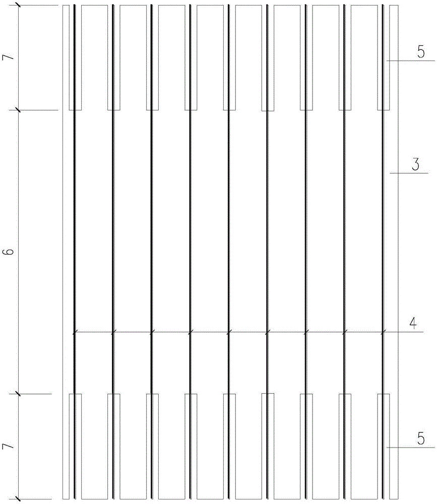 Prefabricated pretensioned prestressed underground continuous wall and construction method thereof