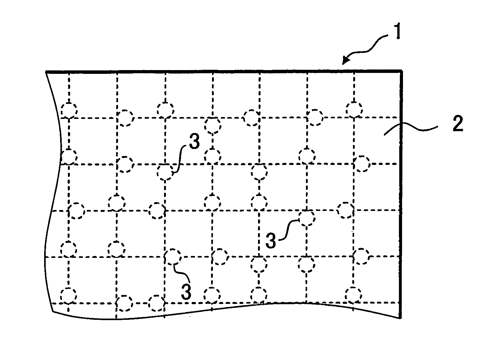 Transparent sheet having a pattern for infrared reflection