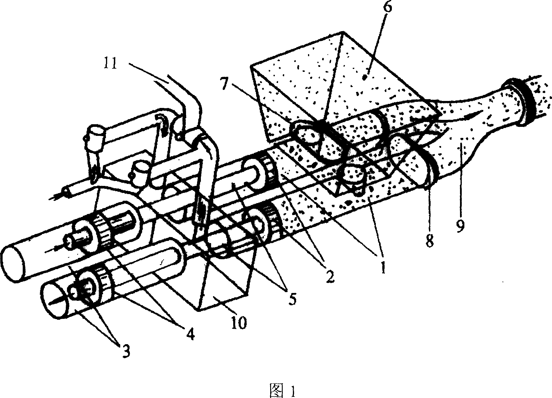 Concrete pump displacement measuring method and apparatus thereof