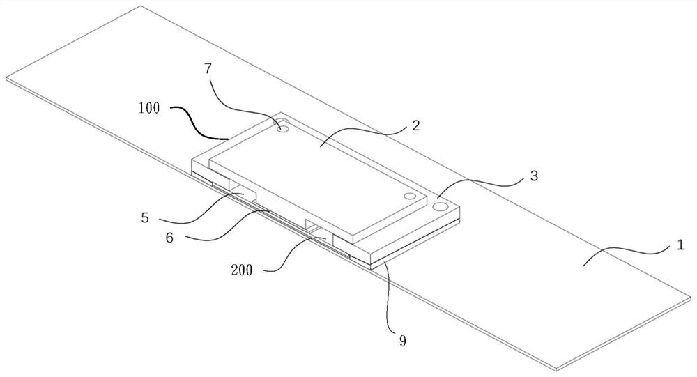 Chip packaging structure, chip packaging method, and optical computing device