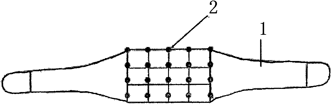 Magnetic medicament waist belt and preparation method thereof