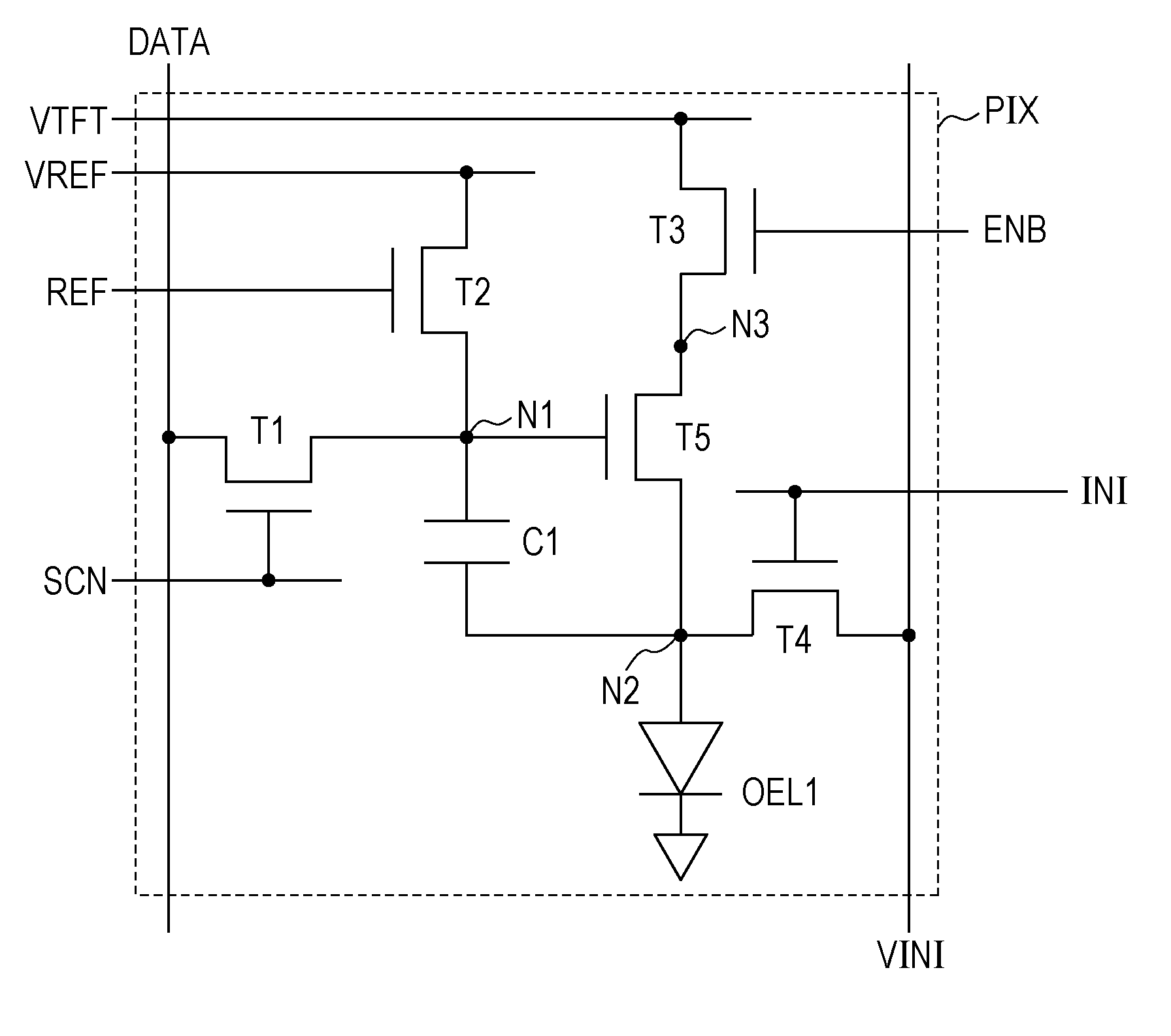 Panel for display device, display device, and method for testing panel for display device