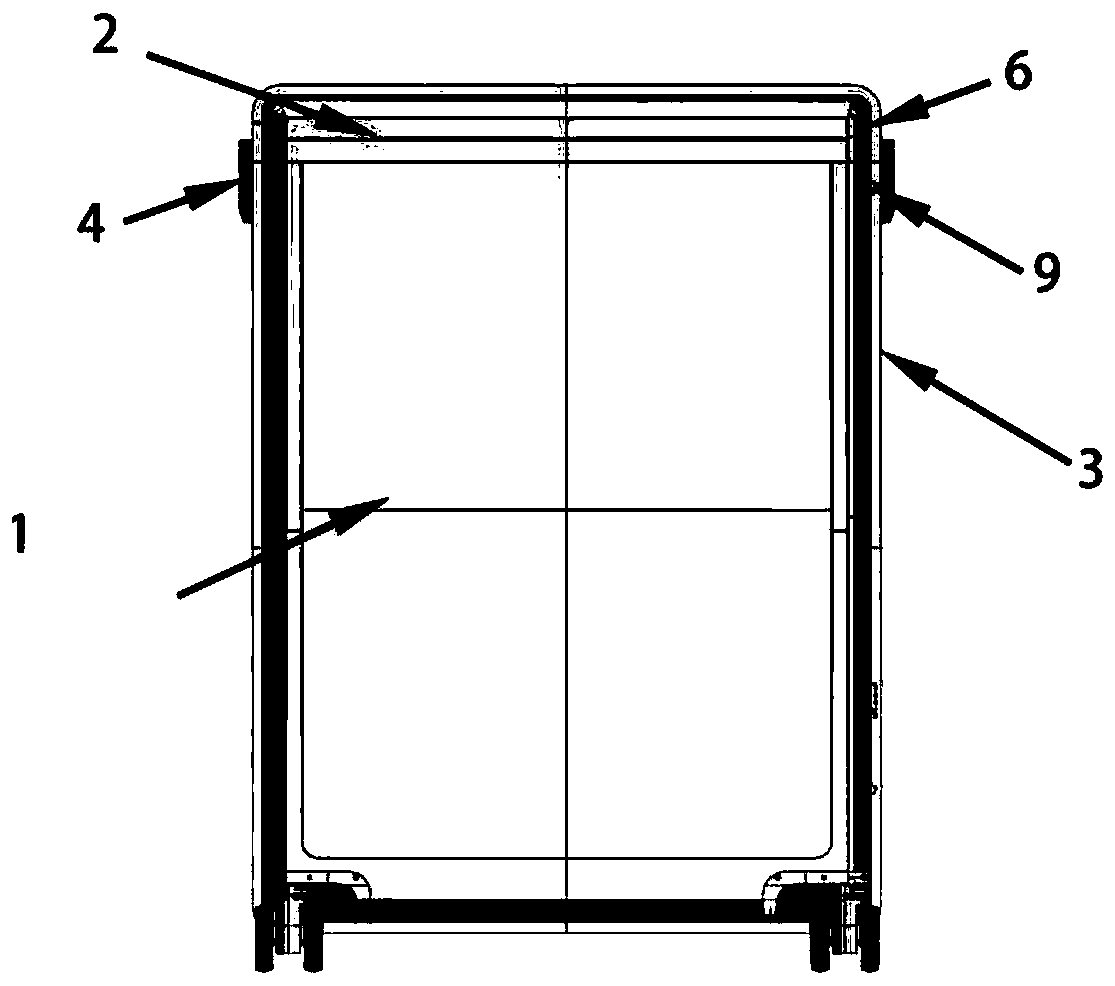 Special luggage case type clothes detergent and cleaning method of thereof