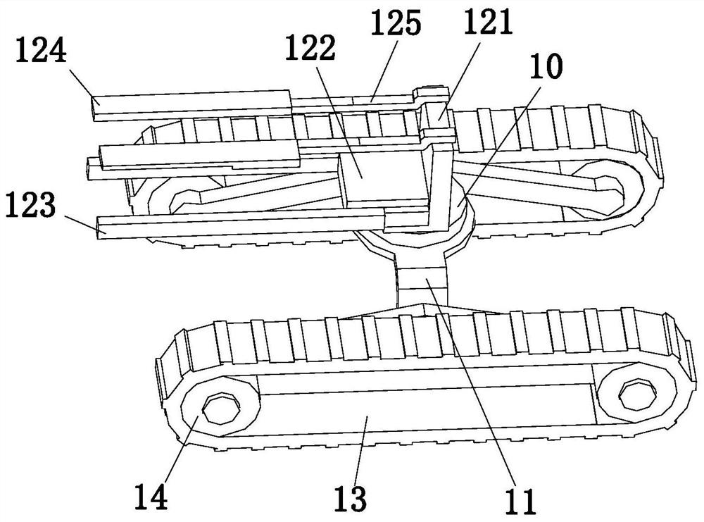 Landfilling system for mining area restoration and landfilling process of system