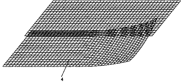 Damage repairing construction method for cement flooring