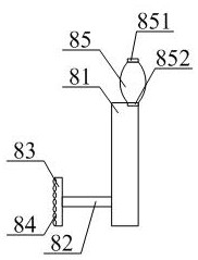 A financial bill punching and gluing device