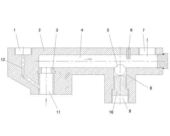 Emptying valve for pipeline of solar energy water heater